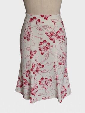 Tomorrow A Floral Godet Stretch Skirt